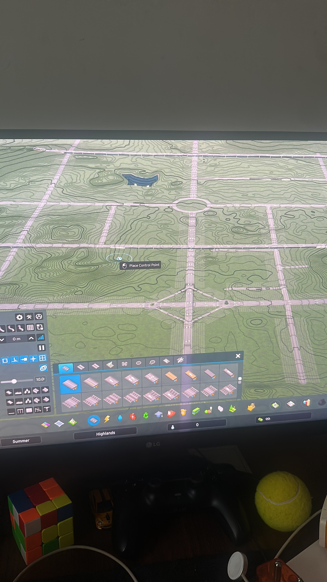 A city taking shape in Cities: Skylines II