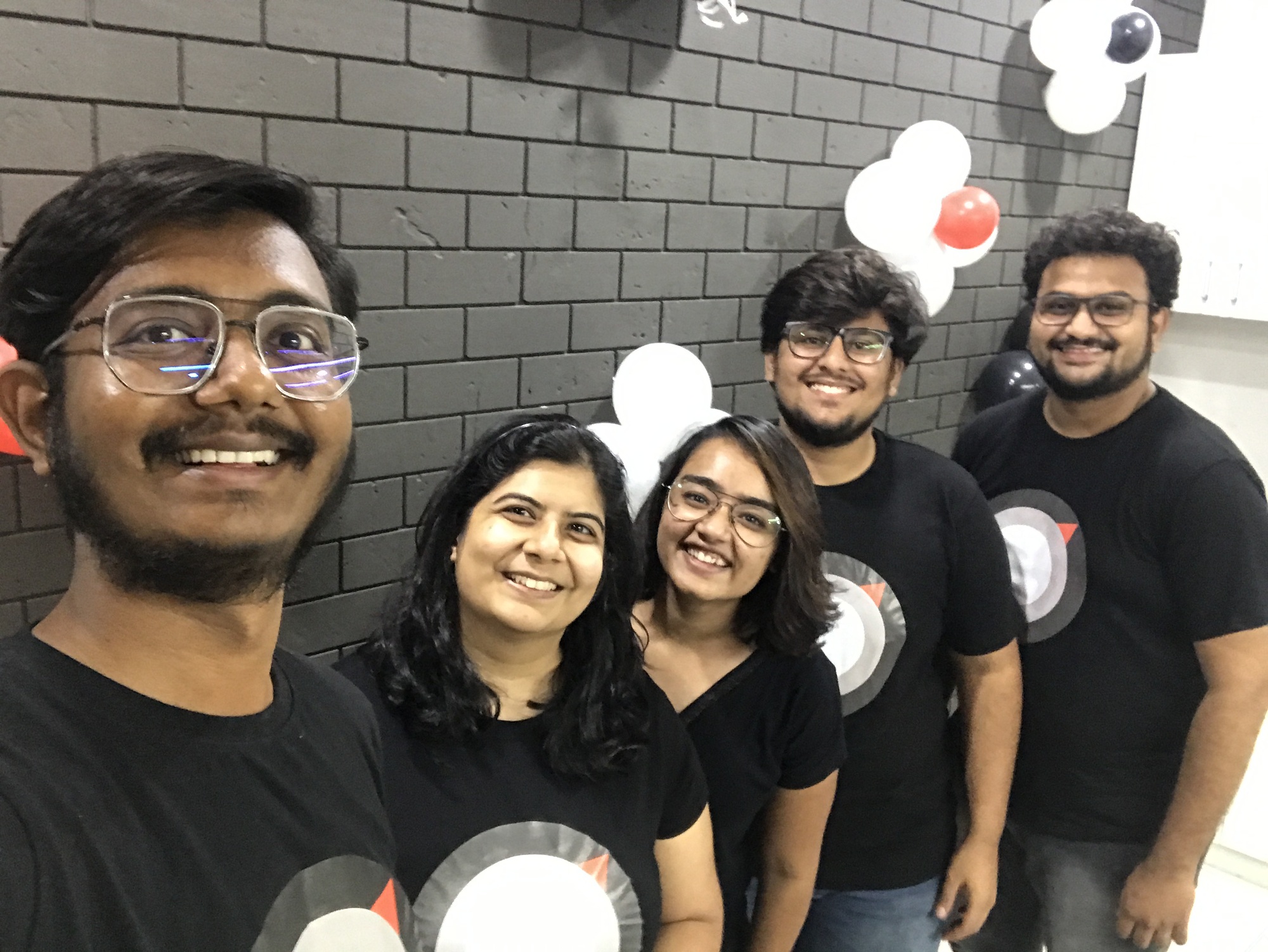A selfie with the design team